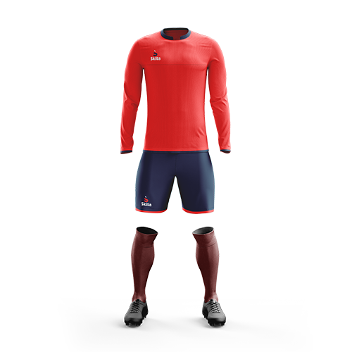 Maillot short Estoril (Rouge/Bleu nuit)